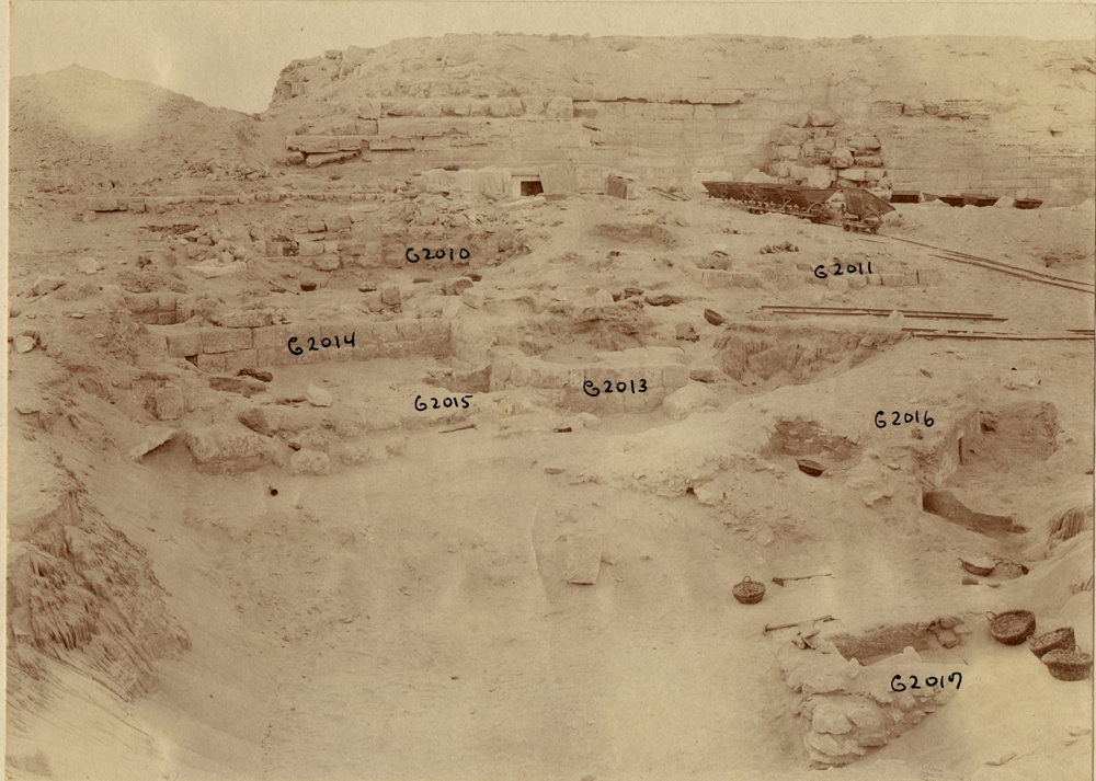 Western Cemetery: Site: Giza; View: G 2017, G 2016, G 2015, G 2013, G 2014, G 2010, G 2011