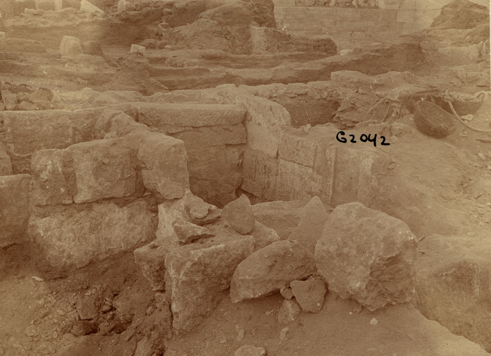 Western Cemetery: Site: Giza; View: G 2042