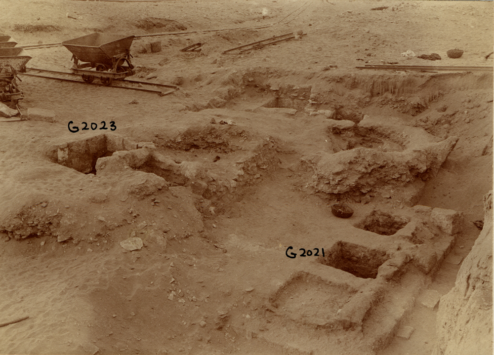 Western Cemetery: Site: Giza; View: G 2021, G 2023