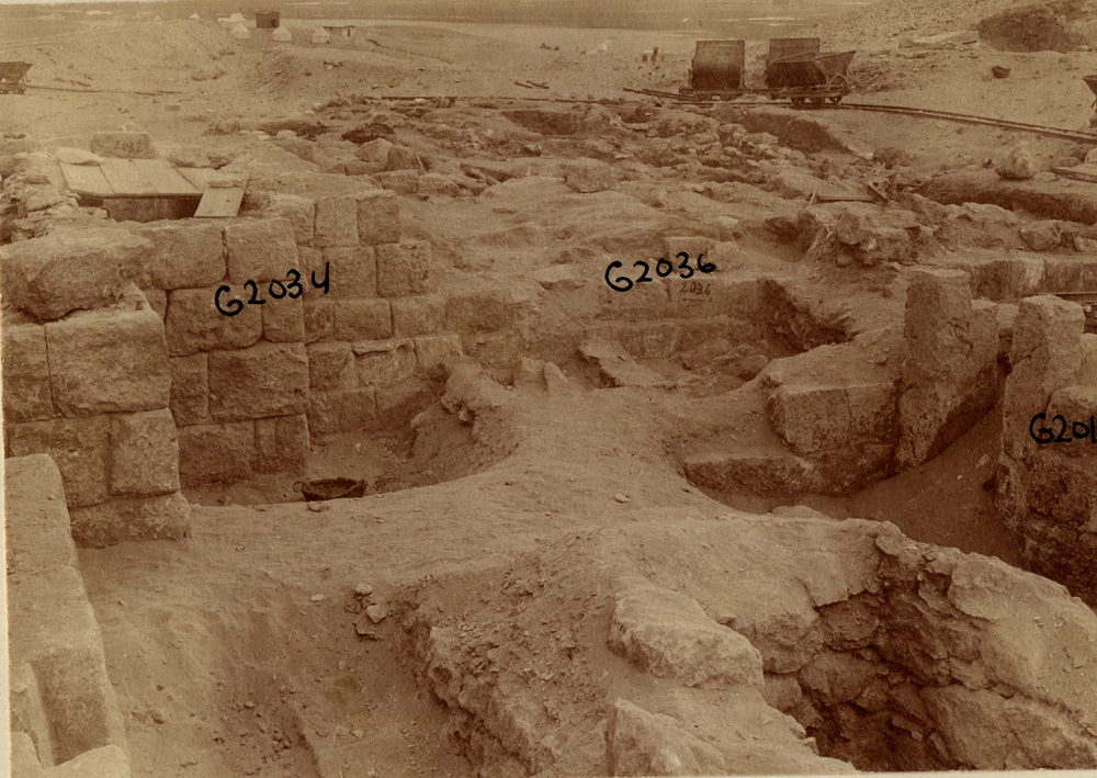Western Cemetery: Site: Giza; View: G 2034, G 2036, G 2011, G 2008