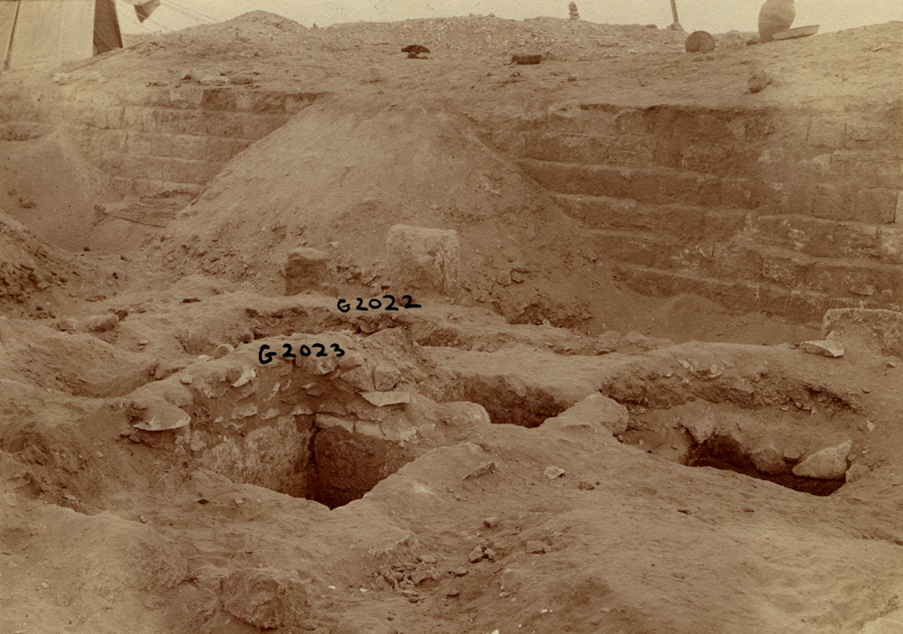 Western Cemetery: Site: Giza; View: G 2022, G 2023, G 2100