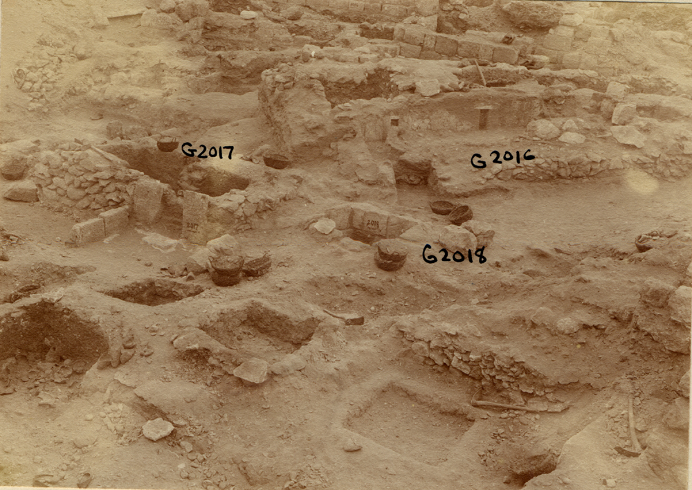Western Cemetery: Site: Giza; View: G 2016, G 2021, G 2017, G 2024